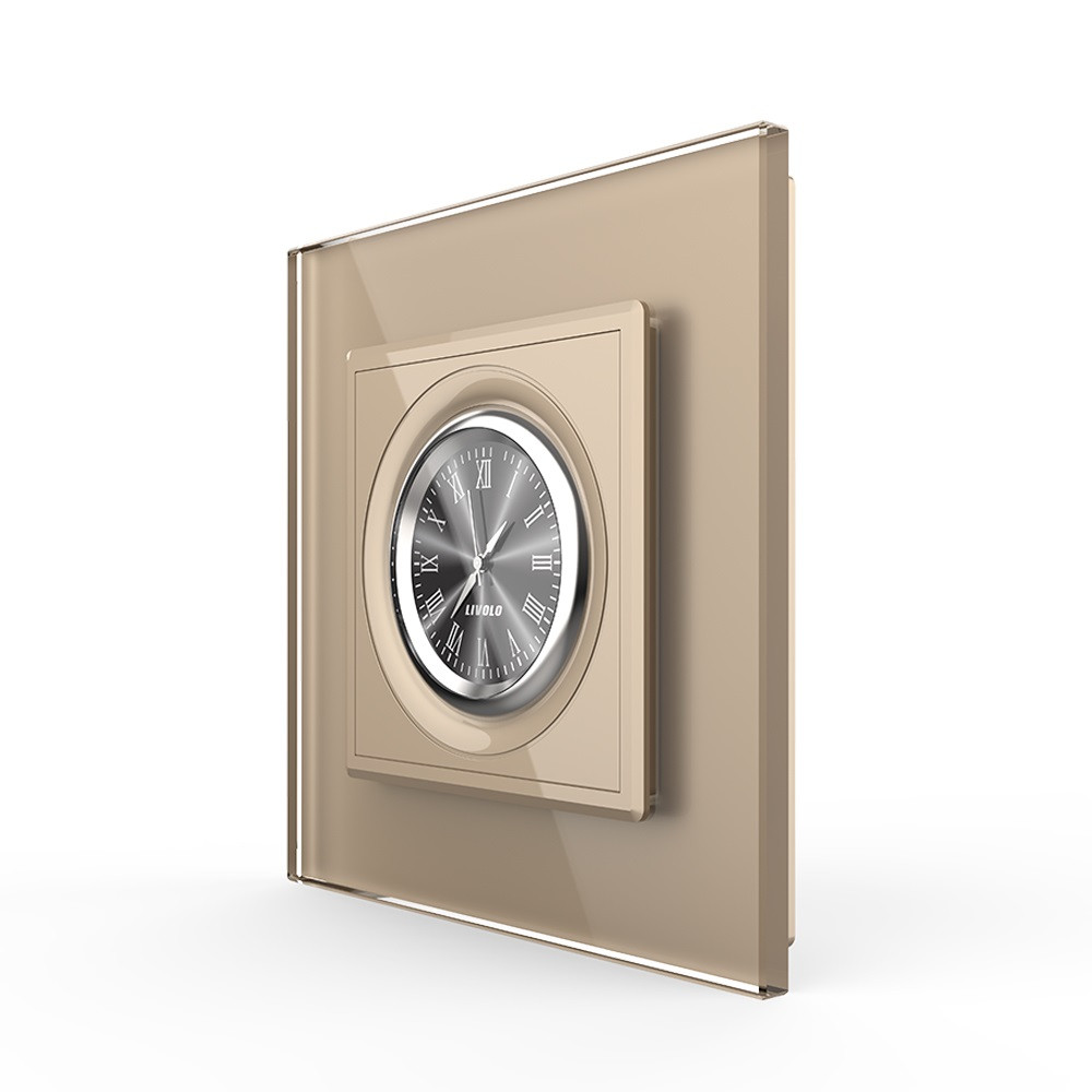 Годинник механічний Livolo золото скло (VL-C7FCCL-2AP) Коломыя - изображение 1