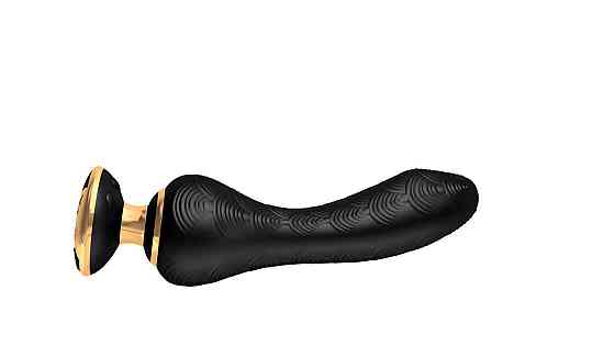 Вибратор для точки G Shunga Sanya Black, гибкий ствол Sex Aura Киев