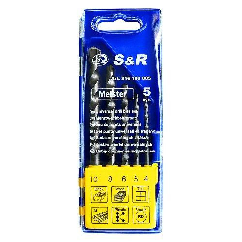 Набір свердел універсальних S & R 5 шт.(216100005) Коломыя - изображение 2
