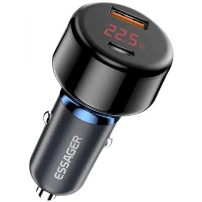 Зарядное устройство Essager 1xUSB-C 65W + 1xUSB blue (ECCPD-HJ03) Винница - изображение 1