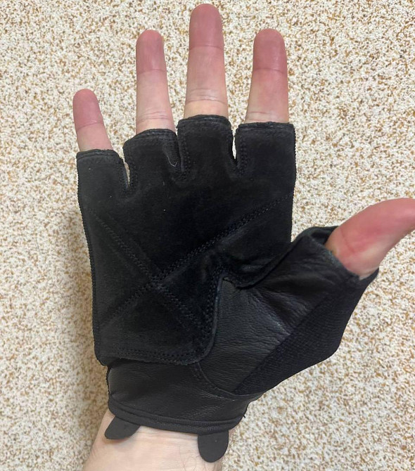 Рукавички для фітнесу і важкої атлетики PowerPlay 9200  чорні XL Київ - фото 9