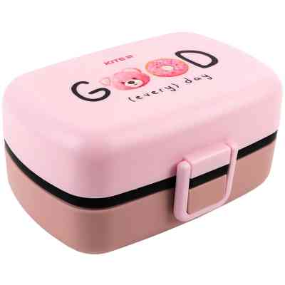 Ланч-бокс детский Kite с наполнением 1150 мл, розовый (K23-180-1) Винница