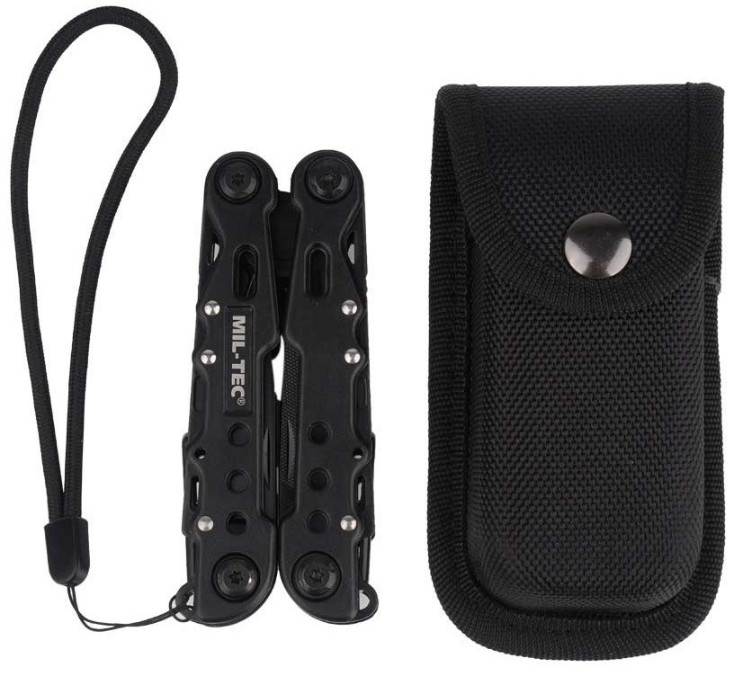 Многофункциональный Мультитул складной с чехлом и веревкой Mil-Tec от Sturm 