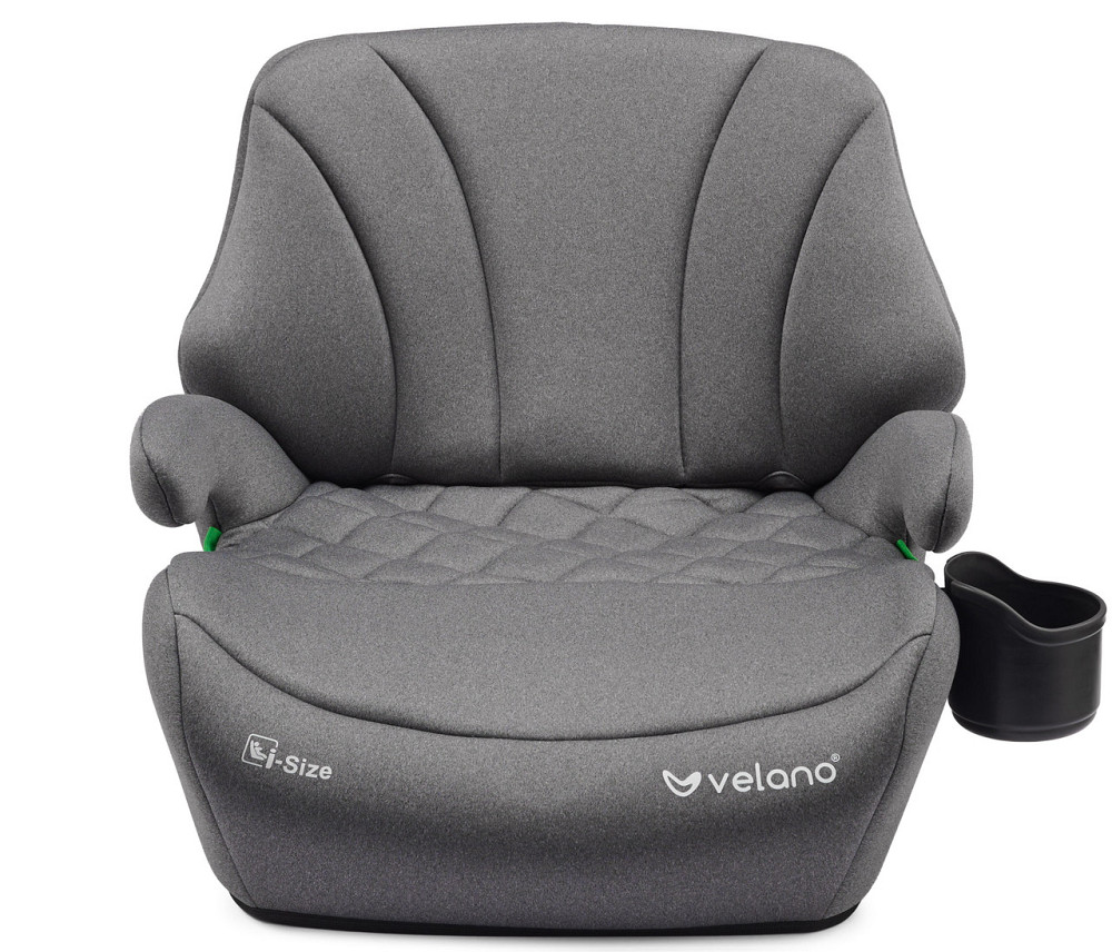 Бустер VELANO Gravo i-Size 125–150 см, ISOFIX + підстаканник, grey Київ - фото 2
