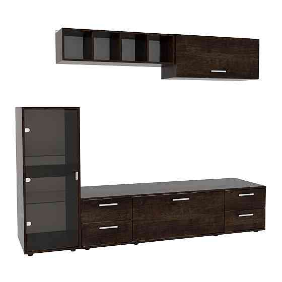 Стенка в гостиную Hugo-3, Дуб Конкордия, 2060х520х1700 Львов