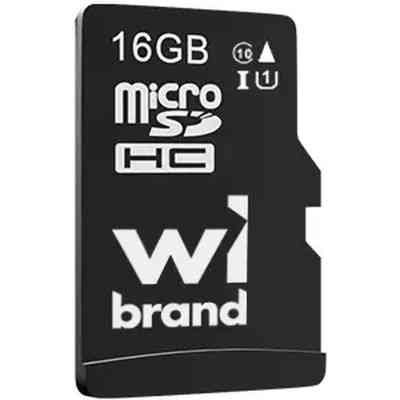 Карта пам&apos;яті Wibrand 16GB microSD class 10 UHS-I (WICDHU1/16GB) Вінниця