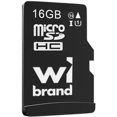 Карта пам&apos;яті Wibrand 16GB microSD class 10 UHS-I (WICDHU1/16GB) Вінниця - фото 1
