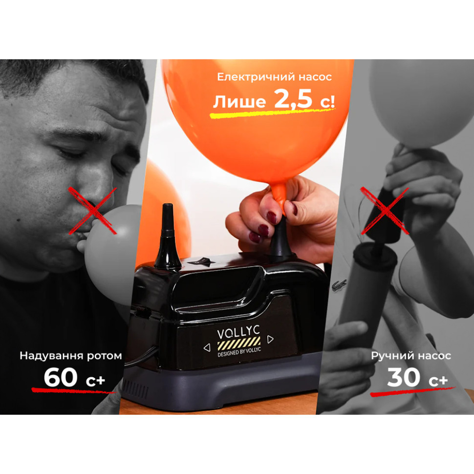 Електричний насос для повітряних кульок Vollyc Evo Baloon Pump by Flextail Київ - фото 4