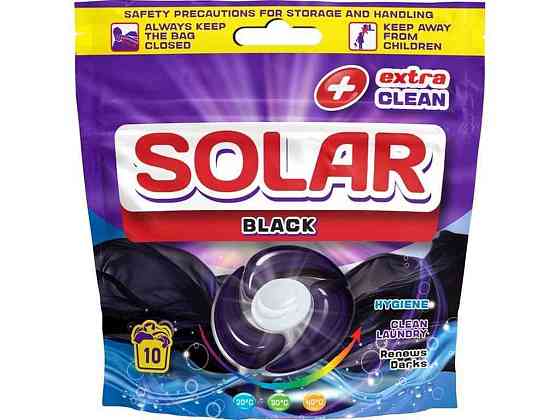 Капсули для прання 10шт Black Темних речей ТМ SOLAR Київ