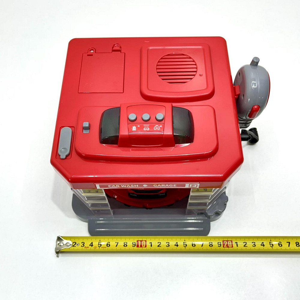Набір Пожежний автомийка металопластикова машинка підсвічування парогенератор звуки рухомі елементи мікрофон Червоний (CLM 886) Чернигов - изображение 6