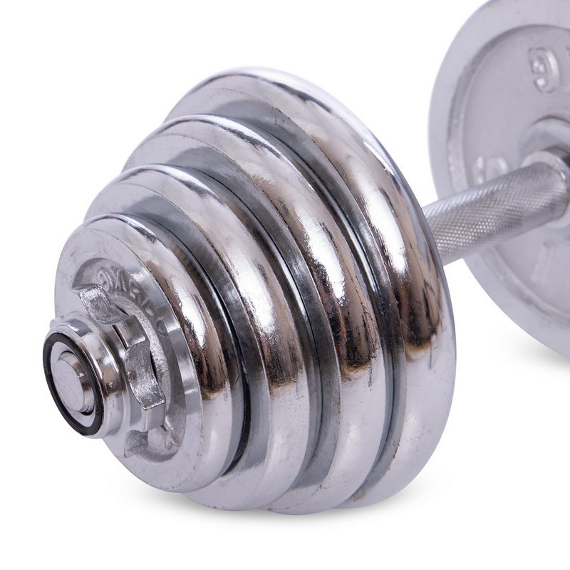 Гантели разборные хромированные 2 по 15 кг SP-Sport-80002-30 Киев - изображение 4