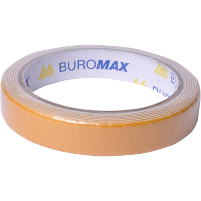 Скотч Buromax двухсторонний на пенной основе 18 мм х 2 м (BM.7513) Винница - изображение 1