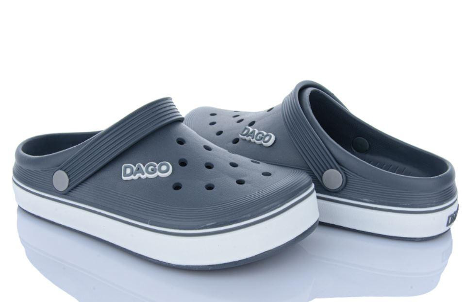 Крокси сірі з білою смужкою жіночі підліток хлопчик Одеса - фото 1