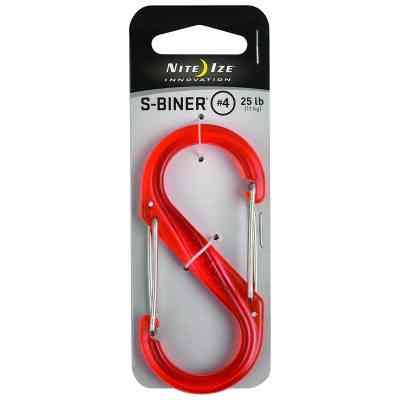 Карабин туристический Nite ize Plastic Carb S Biner Size 4 NI674 Orange (4823082709557) Винница