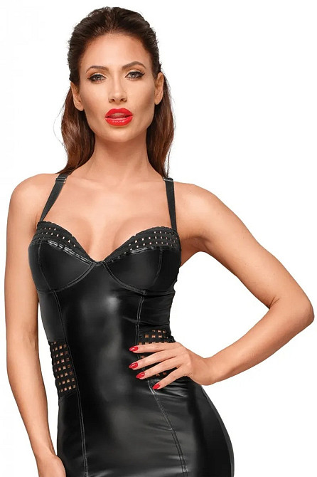 Платье на бретельках облегающее Noir Handmade F180 черное, L Sex Aura Киев - изображение 6