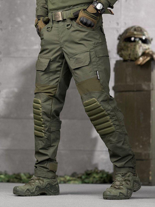 Штурмовые тактические штаны TIRENES  олива   ВТ5063 Одесса - изображение 2
