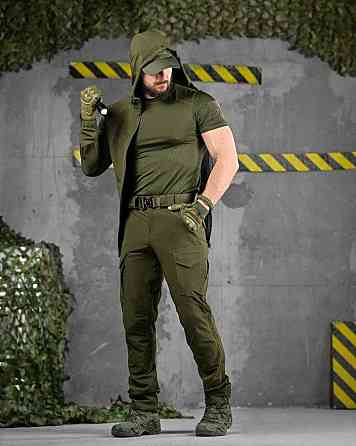 Летний тактический костюм 8в1 TIRAN  олива ДЛ6515 Одесса