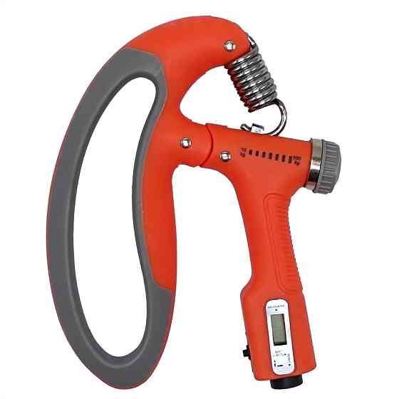 Эспандер кистевой MS 4218(Orange) регулировка нагрузки 10-100 кг, электронный счетчик Винница
