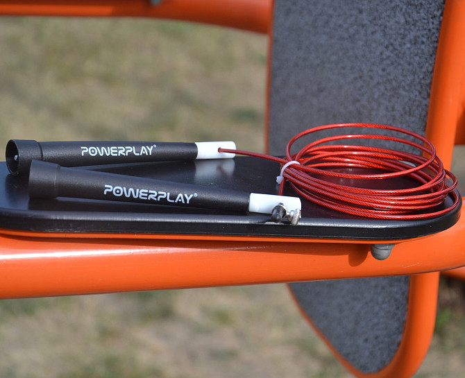 Скакалка швидкісна PowerPlay 4202 Ultra Speed Rope Червона (2,9m.) Кам'янське - фото 8