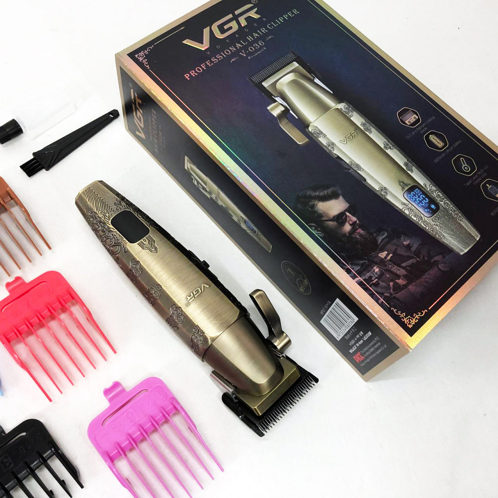 Машинка для стрижки волос мощная VGR V-036, Электрическая машинка для стрижки мощная HM-14 Львов - изображение 19