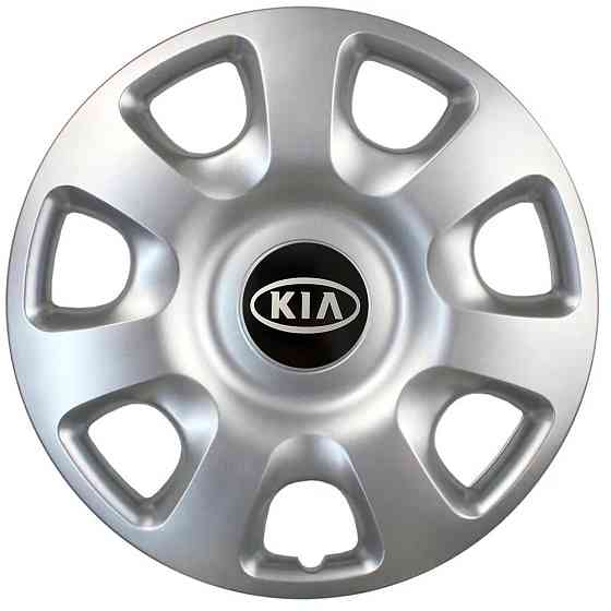 Автомобильные модельные колпаки R15 Kia 336 4шт, SJS, серебряные Киев
