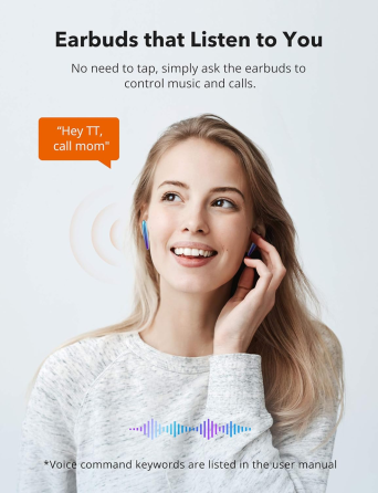 Бездротові навушники SoundLiberty 80 TWS, Bluetooth 5.0, aptX, AI шумозаглушення, USB-C, до 20 годин роботи Київ
