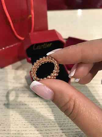 Cartier кільце з зубчиками в трьох кольорах Одеса