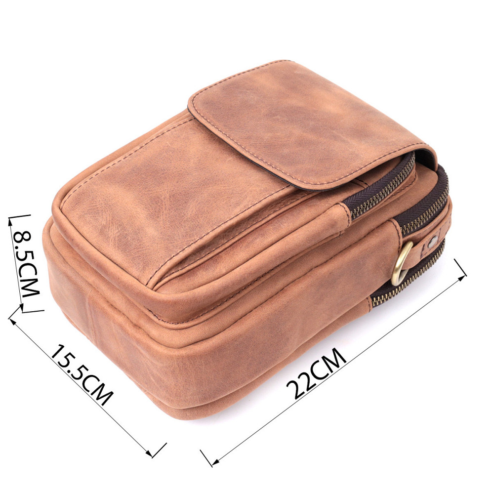 Винтажная сумка для мужчин из натуральной кожи Vintage 22811 Коричневый Киев - изображение 10