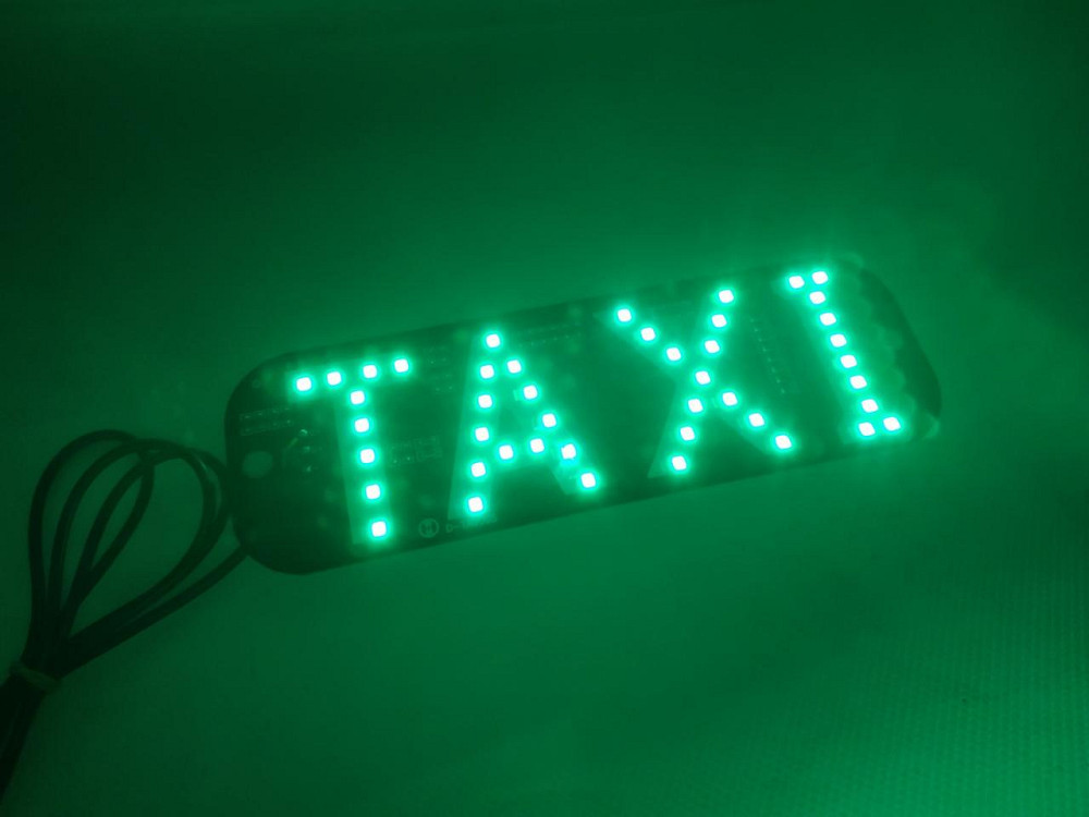 Маячок ТАХI красн./зелен. к стеклу на присосках 12V в прикуриватель Винница - изображение 1