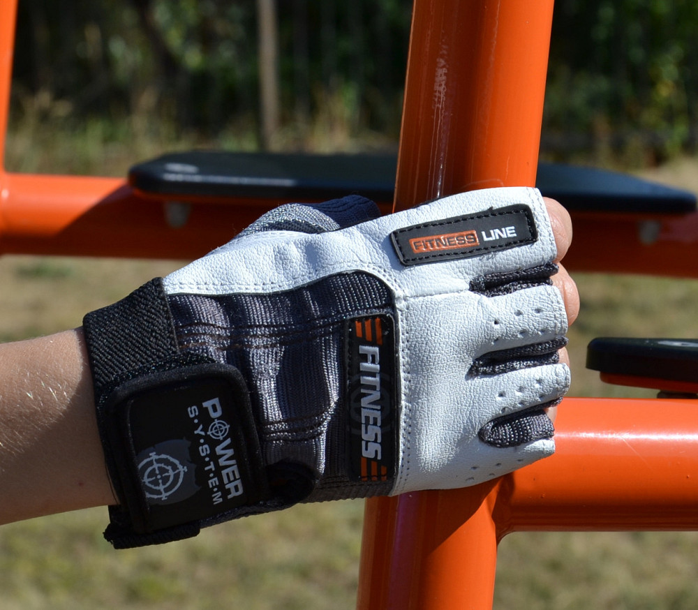 Рукавички для фітнесу Power System PS-2300 Fitness Grey/White S Луцк - изображение 8