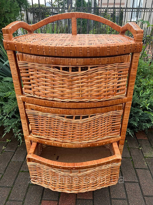 Шухляда-комод із лози дутий Київ - фото 6