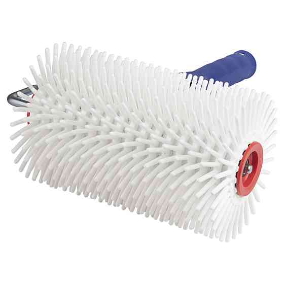 Sigma Валик игольчатый аэрационный для наливного пола 120×200мм с ручкой белая иголка SIGMA (83 Коломия