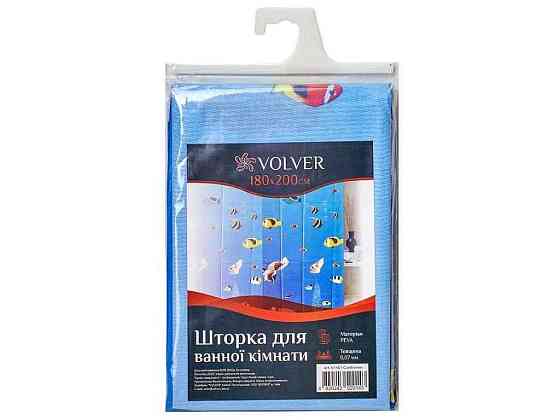 Штора для ванної 180*200см Caribbean ПЕВА арт.51401 ТМ Ekodeo Київ