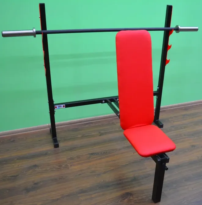 Скамья для жима со стойками Стандарт олимпийский Стойки, скамьи для жима и приседаний регулируемая Киев - изображение 5
