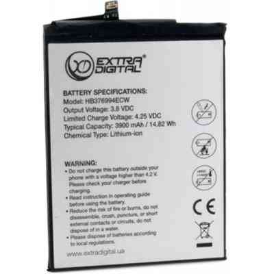 Аккумуляторная батарея Extradigital Huawei Honor V9 3900 mAh (BMH6474) Винница