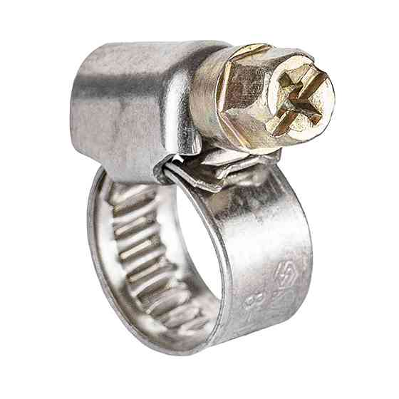 Sigma Хомут червячный нержавеющий 9мм D8-12мм 25шт SIGMA (2510001) Киев