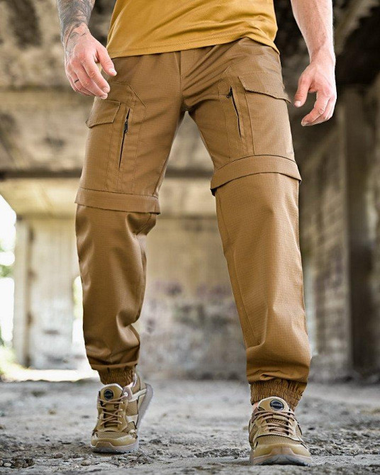 Тактичні штани шорти джогери MINISTERIUM кайот ПП7806 Одеса - фото 4