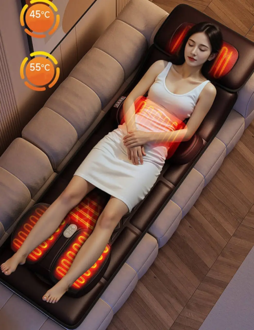 Матрац масажний багатофункціональний AUX-premium + пульт із підігрівом + вібрація + роликовий масаж Київ - фото 5