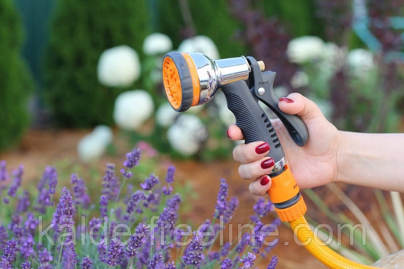 Пістолет для поливання металевий Presto-PS насадка на шланг (7204D) Харків - фото 4