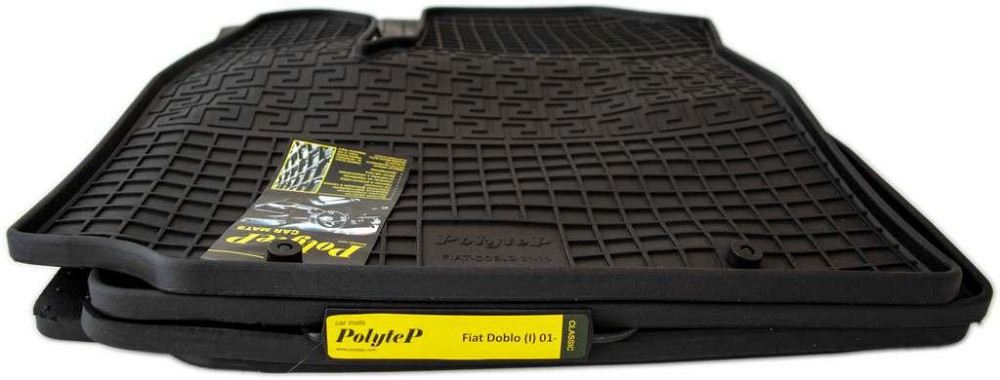 Коврики салона резиновые Fiat Doblo(1) 01-10, к-т (4шт.) Киев - изображение 1