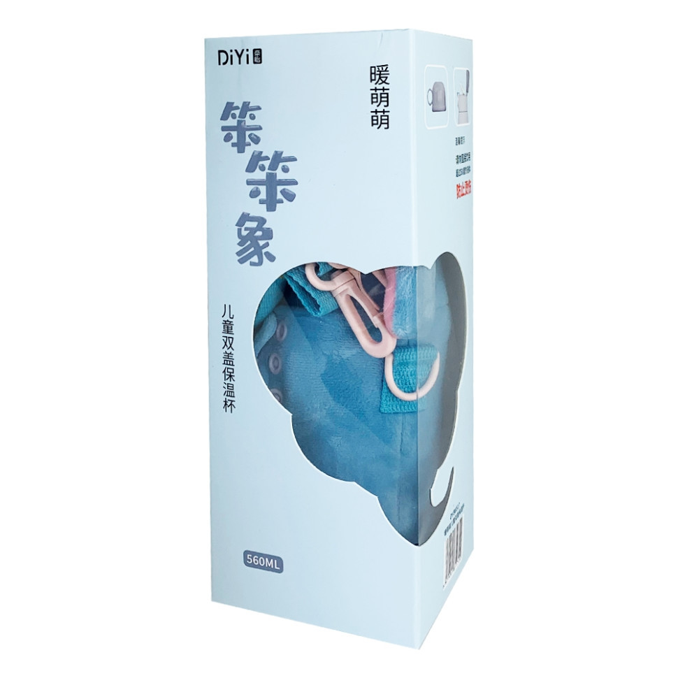 Термос-поїльник з силіконовою трубочкою Слоненя MGZ-0315(Elephant) 560 мл Вінниця - фото 3