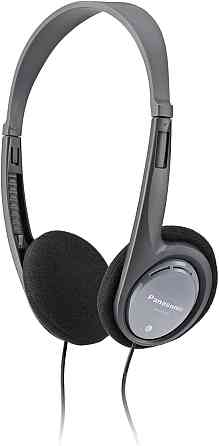 Проводные накладные наушники Panasonic для телевизора с регулятором громкости и кабелем 5м, 3,5 мм, легкие Киев