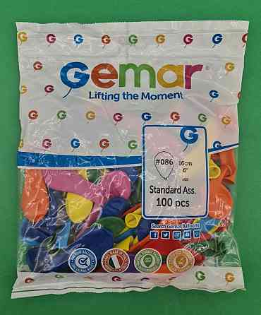Повітряні кульки 6" (15 см) асорті пастель 100 шт (1 пачка) Харків