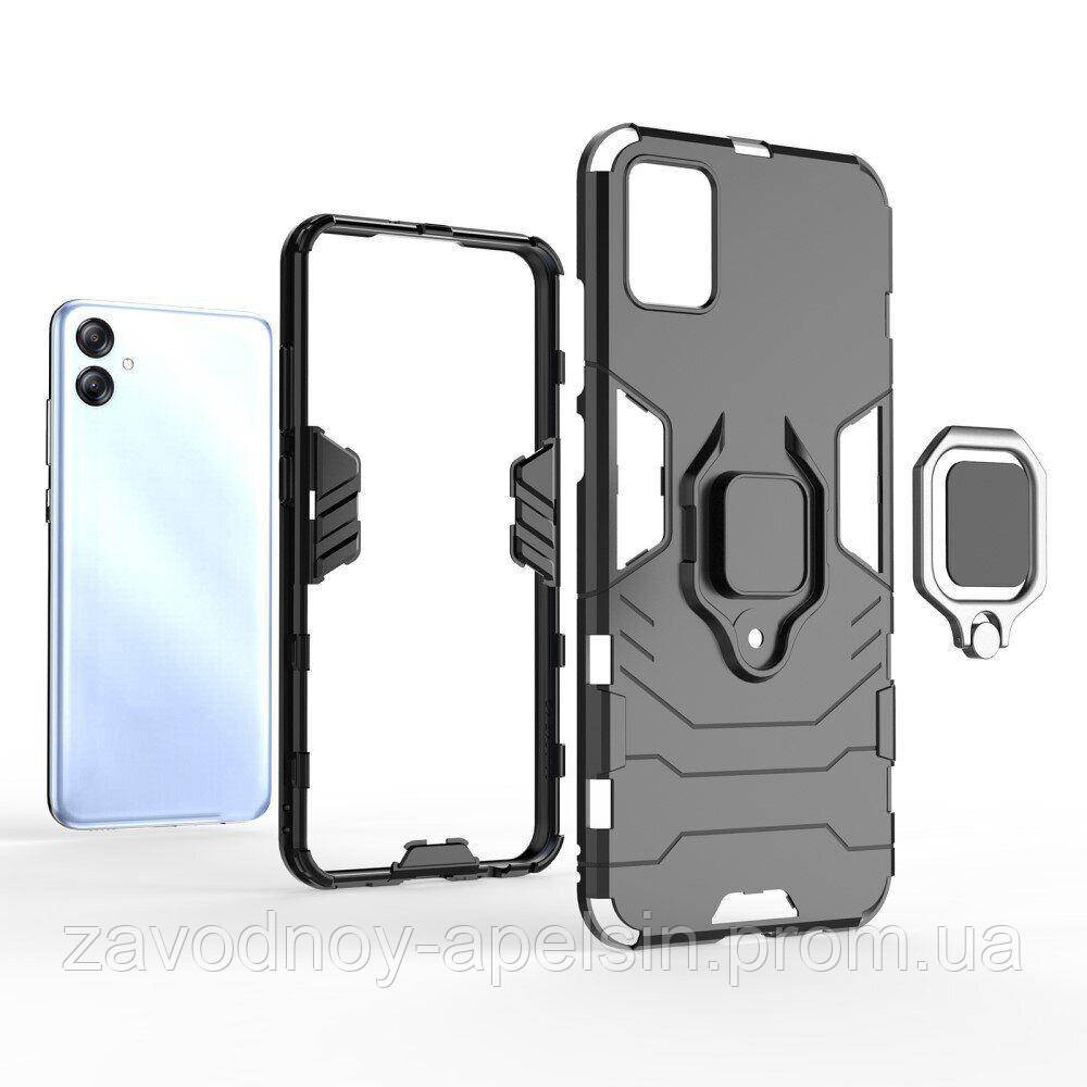 Samsung M31s M317 противоударный чехол кольцо Hybrid Одеса - фото 2