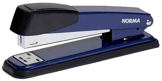Степлер металевий №24/6-26/6 (20 арк.) "Norma" 50 мм. синій, 4124-06N, шт Київ