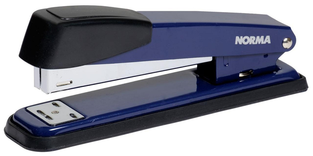 Степлер металевий №24/6-26/6 (20 арк.) "Norma" 50 мм. синій, 4124-06N, шт Київ - фото 1