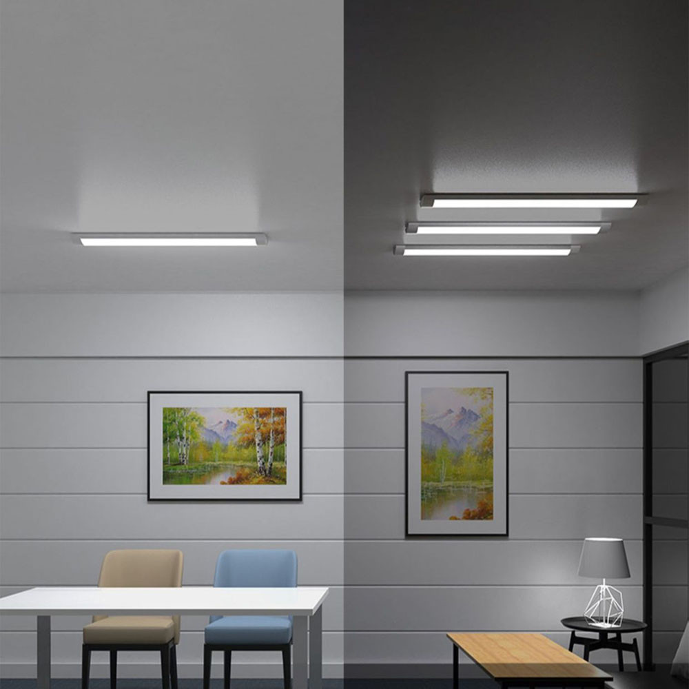 LED світильник стельовий 120см, 150Вт/6500К, від мережі, GREELITE / Лінійний світильник / Лед лампа стельова Київ - фото 5