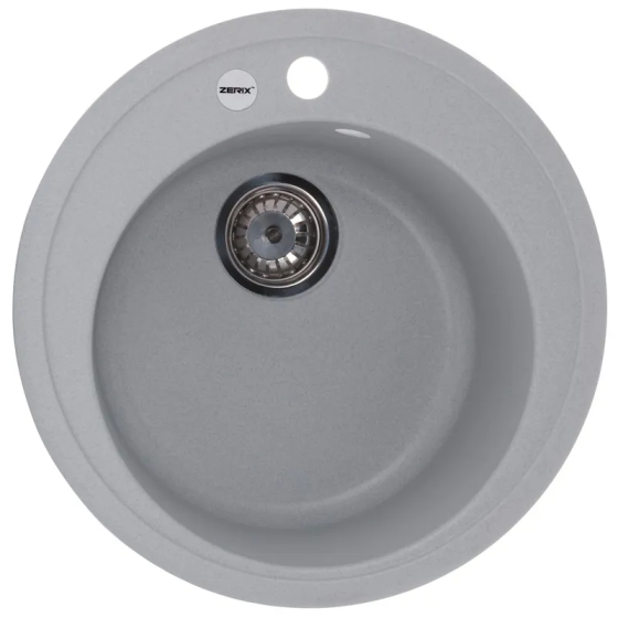 Мийка кухонна Zerix ZS-510R-09 Сіра (ZX4535) Київ