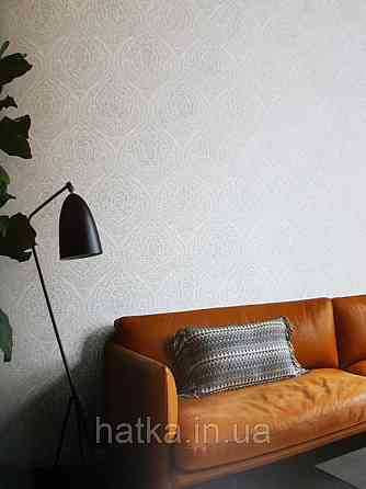 Текстильні шпалери на флізеліновій основі Cador Rasch Textil 086712 вензелі бежевий Київ