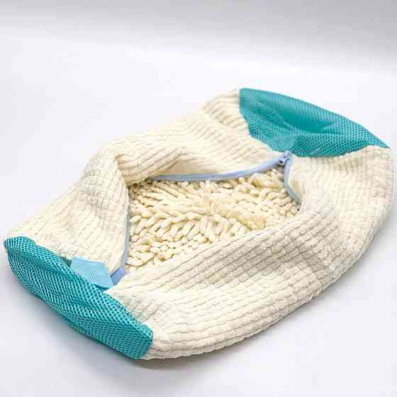 Мішок для прання взуття в пральній машині 39х19см, Бежевий / Сітка для кросівок / Сумка для прання делікатних тканин Київ